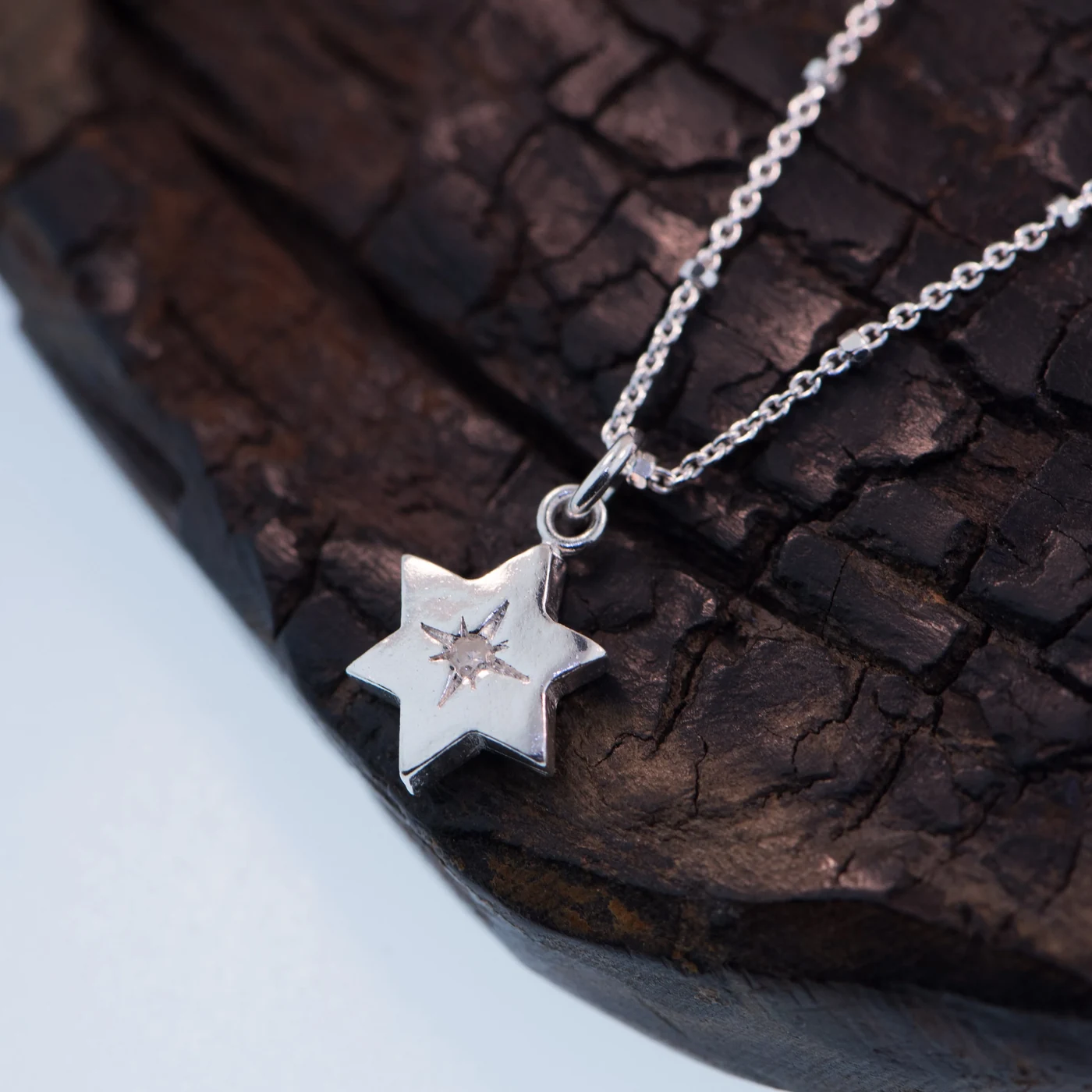 Northern Star Magen David charm